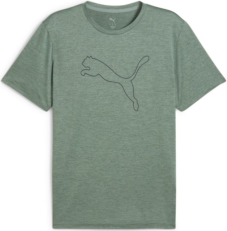 Puma - Tad Essential Heather T-Shirt - Grijs - Gerecycled Polyester