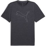 PUMA Trainingsshirt "TAD ESSENTIALS Meliertes T-Shirt mit Cat Logo Herren"