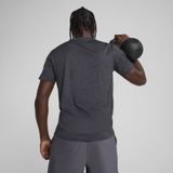 Puma - Tad Essential Heather - Sportshirt - Grijs - 50% Gerecycled Polyester