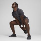 Puma - Tad Essential Heather - Sportshirt - Grijs - 50% Gerecycled Polyester