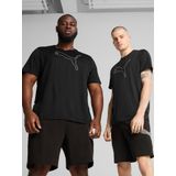 Puma - Tad Essential Heather - T-Shirt - Grijs - 50% Gerecycled Polyester