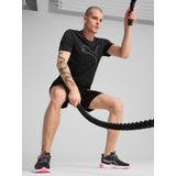 Puma - Tad Essential Heather - T-Shirt - Grijs - 50% Gerecycled Polyester