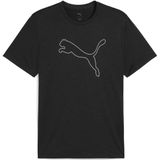 Puma - Tad Essential Heather - T-Shirt - Grijs - 50% Gerecycled Polyester