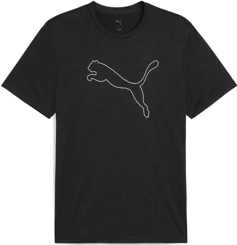 Puma - Tad Essential Heather - T-Shirt - Grijs - 50% Gerecycled Polyester