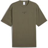 PUMA x HYROX T-shirt - Groen - Oversized - Gerecycled Katoen