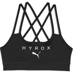 PUMA - Strappy BH - Zwart - Interlock - 85% Gerecycled Polyester