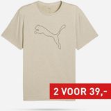 Puma - Tad Essential - T-Shirt - Grijs - 50% Gerecycled Polyester, DRYCELL Technologie