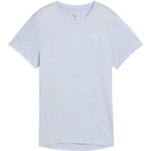 Puma - Tad Essential Heather T-Shirt - Dames - Grijs - 50% Gerecycled Polyester
