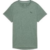 PUMA W TAD ESSENTIAL Heather Tee Dames sportshirt - Green Moon Heather
