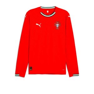 Puma Portugal 24/25 Replica Thuis T-shirt Met Lange Mouwen Rood S Man