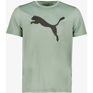 Sweater - Groen - Regular Fit - Korte Mouwen - Zonder Capuchon