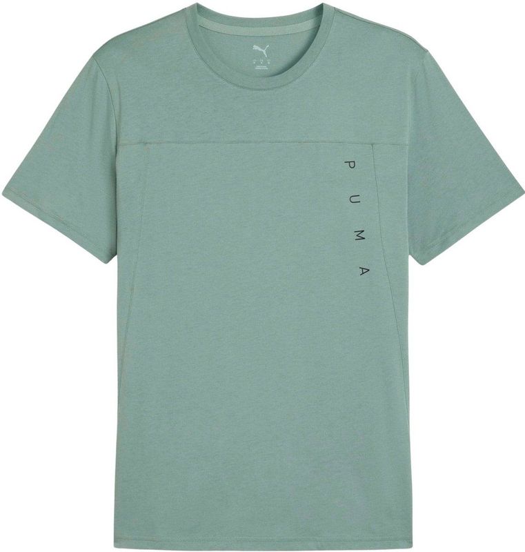 PUMA TAD TECH TRIBLEND TEE - Trainingsshirt - Groen - Regular Fit - Korte Mouwen