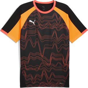 Puma Heren IndividualLIGA Graphic Sports Performance Tops Zwart