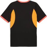 PUMA IndividualLIGA Graphic Jersey Heren Sportshirt - Black-Glowing Red