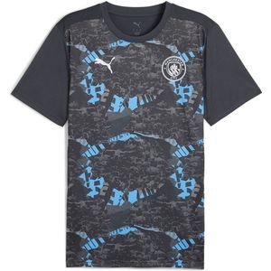 PUMA - mcfc prematch ss jersey - Wedstrijdshirt - Grijs - Korte Mouwen
