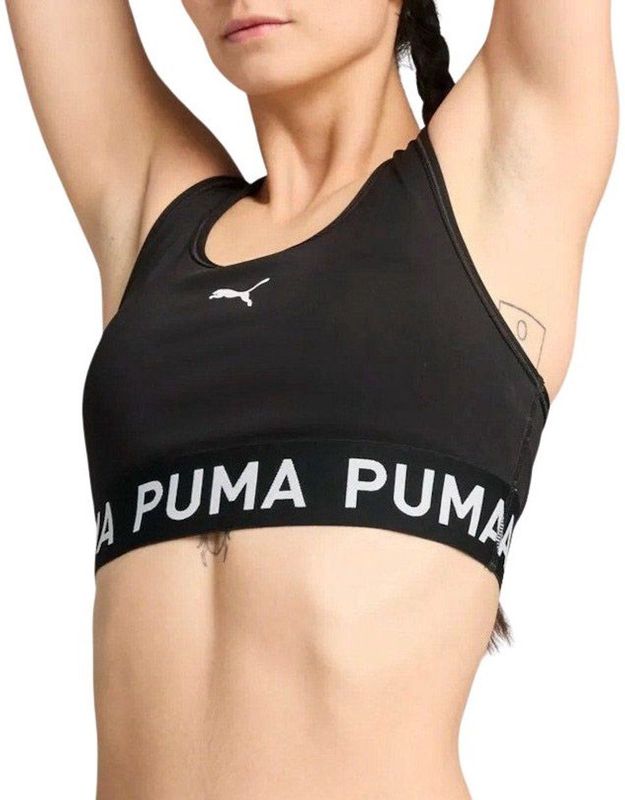 PUMA - 4KEEPS - Sport Bh - Zwart - Elastisch