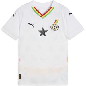 PUMA - Ghana 2025 Thuisshirt - Geel/Wit - Gerecycled Materiaal