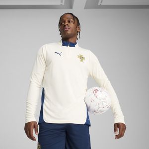 PUMA - Portugal - Trainingstop - Blauw/Rood/Bruin - Kwartrits