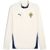 PUMA - Portugal Trainingstrui - Gebroken Wit Donkerblauw - 100% Gerecycled Polyester