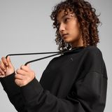 PUMA - Relaxte Hoodie - Zwart - Sweatstof - Capuchon - Lange Mouwen