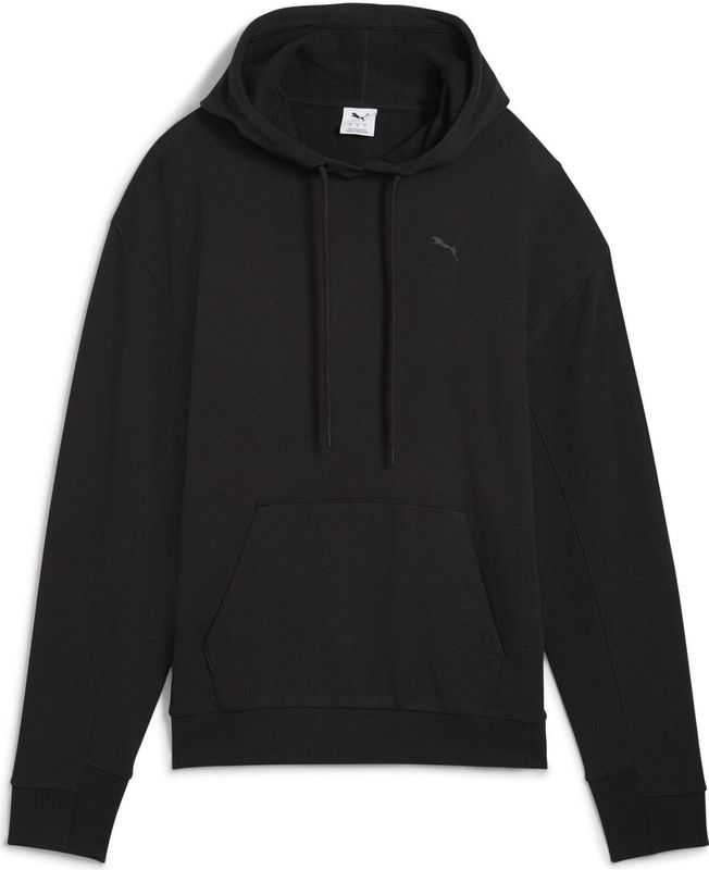 PUMA - Relaxte Hoodie - Zwart - Sweatstof - Capuchon - Lange Mouwen