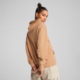 PUMA HER Relaxed Hoodie TR Dames sporttrui - Warm Beige