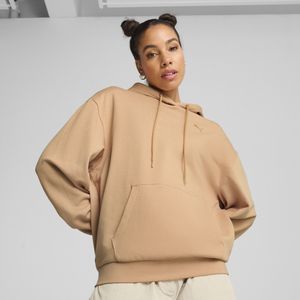 PUMA HER Relaxed Hoodie TR Dames sporttrui - Warm Beige