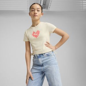 PUMA T-Shirt FLAMING LOVE KNOTTED TEE G