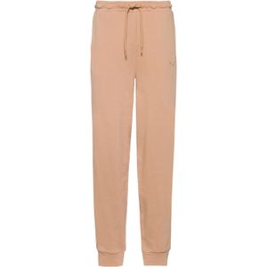 PUMA - HER Comfort High-Waist Sportbroek - Warm Beige - Katoen