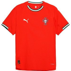 PUMA - Portugal Thuisshirt Authentic - Sportshirt - Rood - 100% Gerecycled Polyester
