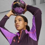 PUMA individualBLAZE 1/4 Zip-Top Dames sportshirt - Midnight Plum