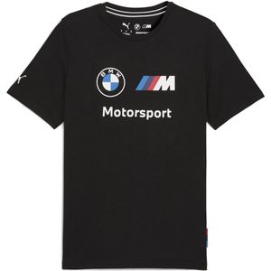 PUMA - BMW M Motorsport Essentials - T-shirt - Zwart - 20% Gerecycled Katoen