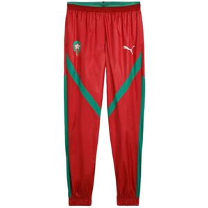 Marokko geweven prematch-broek voor Heren, Groen/Rood, Maat XS | PUMA