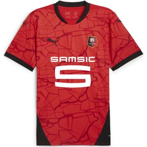 PUMA - Stade Rennais F.C. Sportshirt - Zwart/Rood - 24/25 Seizoen