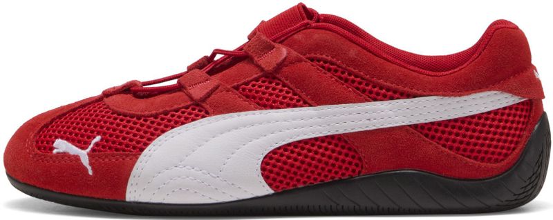 PUMA - Speedcat Go - Schoenen - Rood/Wit - Suède - Normale Breedte