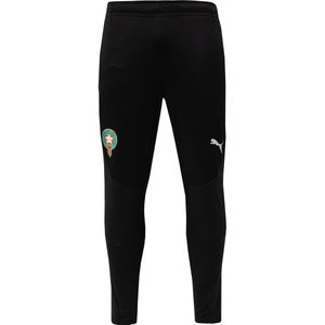 PUMA Marokko Trainingsbroek 2024-2026 Kids Zwart Zilver