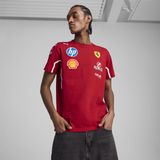 PUMA Scuderia Ferrari HP 2025 Team T-shirt voor Heren - Korte Mouwen - Ronde Hals