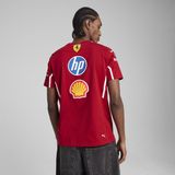 PUMA Scuderia Ferrari HP 2025 Team T-shirt voor Heren - Korte Mouwen - Ronde Hals