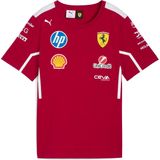 PUMA Scuderia Ferrari HP 2025 Team T-shirt voor Heren - Korte Mouwen - Ronde Hals