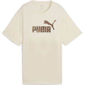 Puma - Ess Graphic Animal - T-shirt - Ecru - Katoen