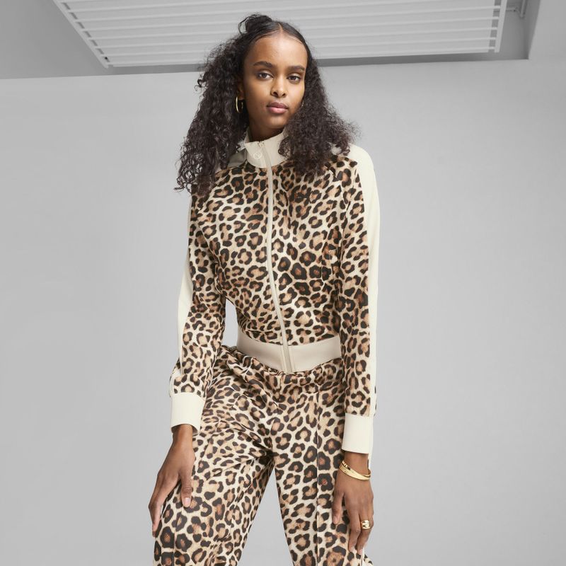 Trainingsjacke Damen Puma T7 Leo Luxe AOP