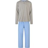 Phil & Co - Pyjamaset - Blauw-Wit Streepdessin - Katoen/Polyester