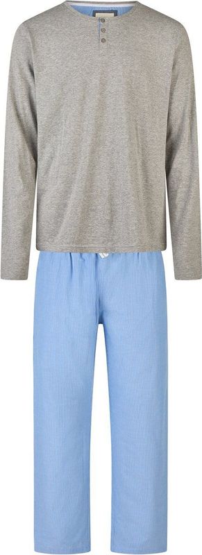 Phil & Co - Pyjamaset - Blauw-Wit Streepdessin - Katoen/Polyester