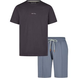 Phil & Co - HeyHey - Korte Pyjama Set - Grijs - Heren Shortama