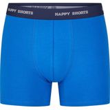 Happy Shorts - Boxershorts - Blauw - Donkerblauw - Grijs - 3 Pack