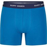 Happy Shorts - Boxershorts - Blauw - Donkerblauw - Grijs - 3 Pack