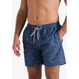 Happy Shorts - Heren Zwemshort - Donkerblauw - 100% Polyester, Sneldrogend, Binnenbroekje