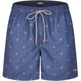 Happy Shorts - Heren Zwemshort - Donkerblauw - 100% Polyester, Sneldrogend, Binnenbroekje
