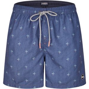 Happy Shorts - Heren Zwemshort - Donkerblauw - 100% Polyester, Sneldrogend, Binnenbroekje