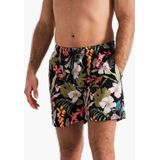 Happy Shorts - Gebloemde Jungle Print - Zwemshort - Multicolor - 100% Polyester, Sneldrogend